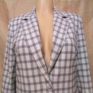 Danielle Bernstein Plaid Blazer